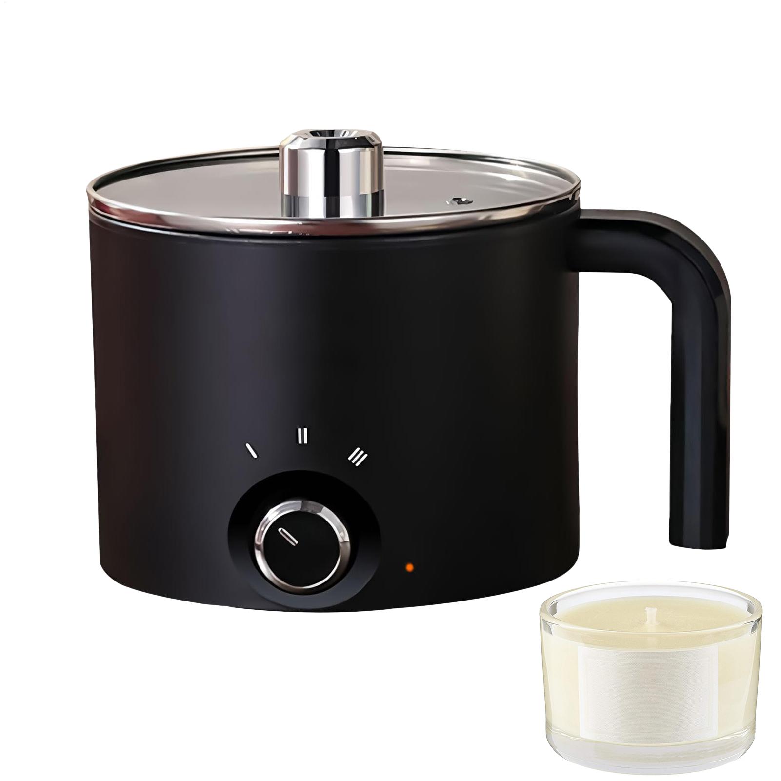 Candle Making Course - キャンドルワックス溶解ポット 1.5L 大型ステンレス製電気式ノンスティックキャンドル製造ポット 溶解ピッチャー (石鹸、キャンディー、チョコレート用)
