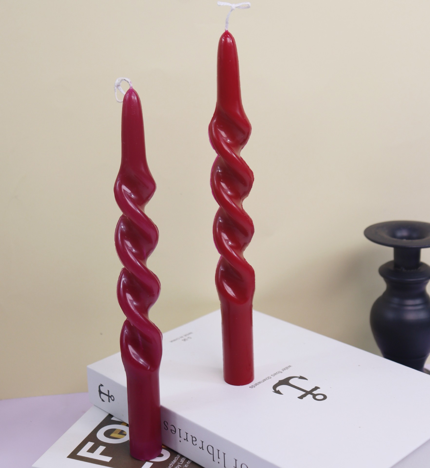 ツイストストライプコラムアクリルキャンドルモールド簡単脱型ス - Candle Making Course のレビューと価格