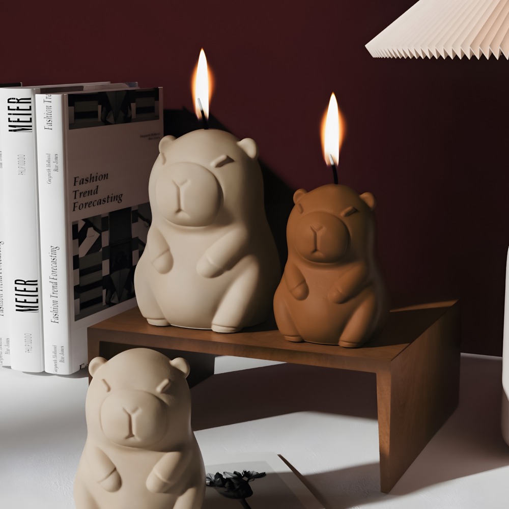 立ちカピバラ香りキャンドルシリコーン型 3D 動物樹脂石膏作 - Candle Making Course のレビューと価格