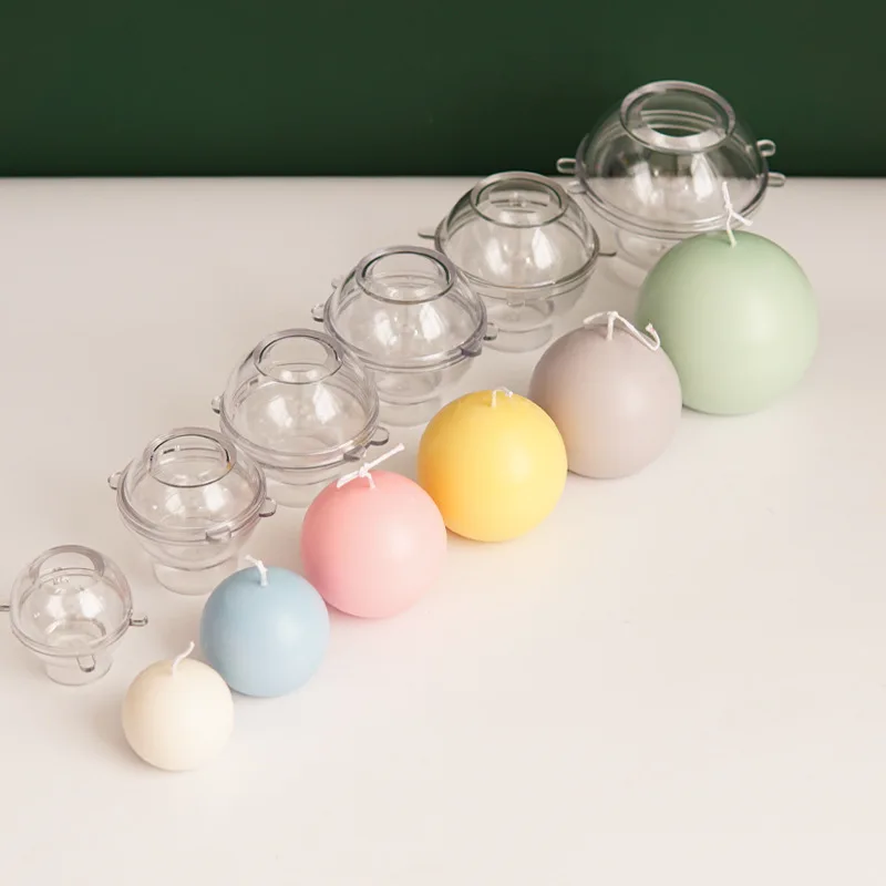 5-8 センチメートル球状キャンドルプラスチック金型家の装飾 - Candle Making At Home のレビューと価格