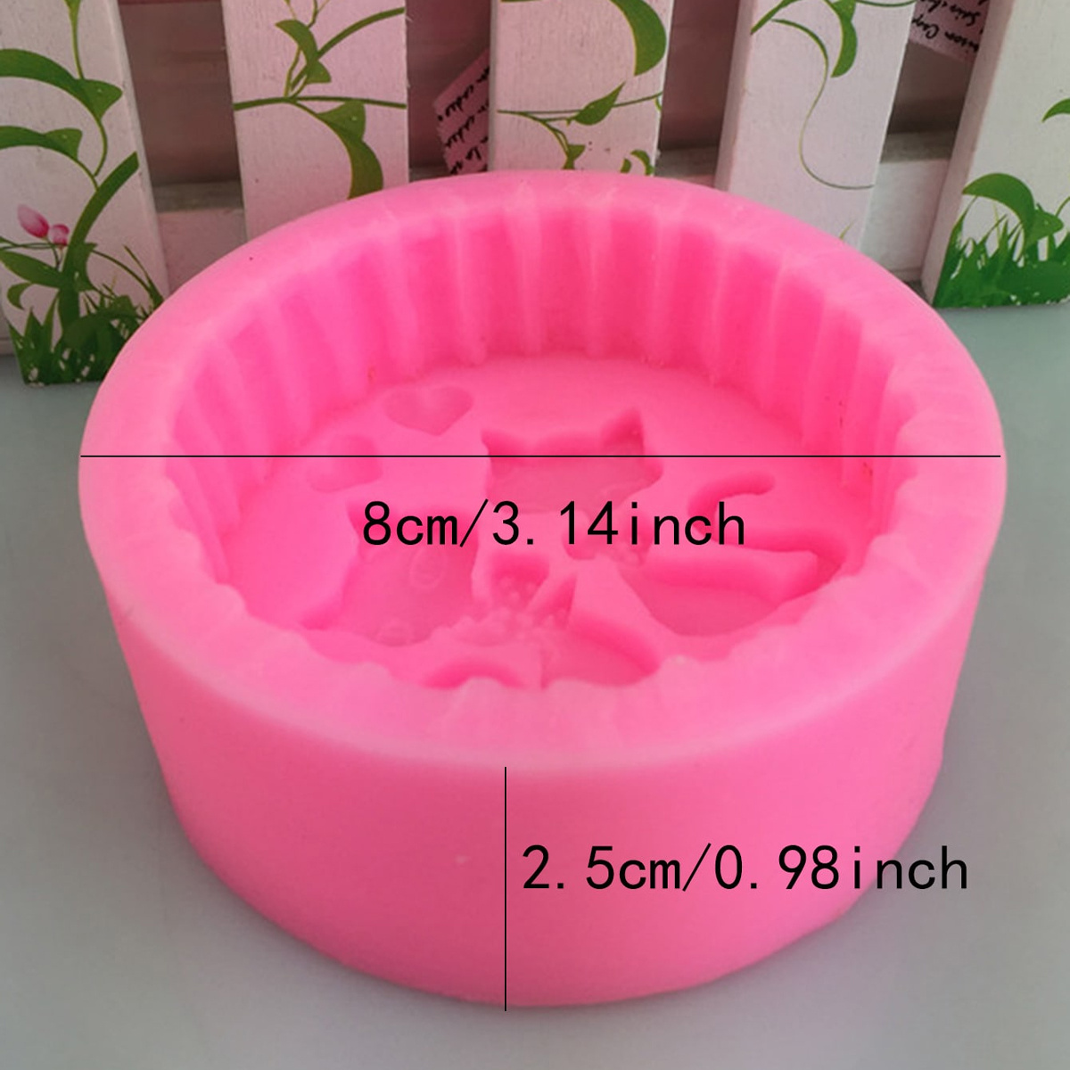 1ピースシリコン製猫型石鹸型 - 丸型DIYキャンドル作成型 - Candle Making Course のレビューと価格