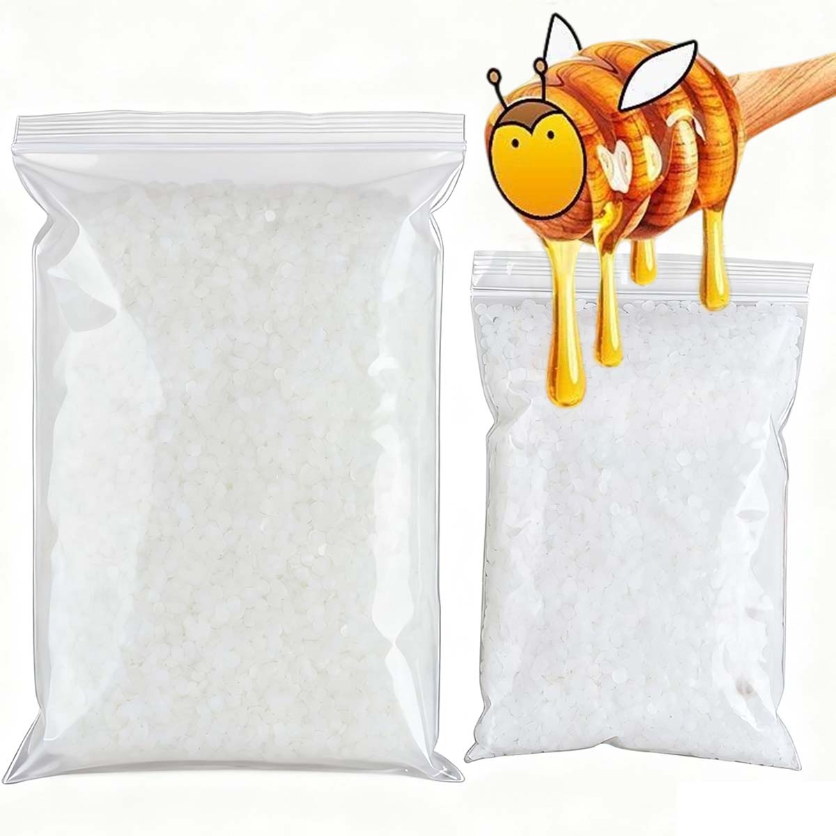 200g-1000g 白蜜蝋 純天然粒状 香り付きキャンドル - Candle Making Course のレビューと価格
