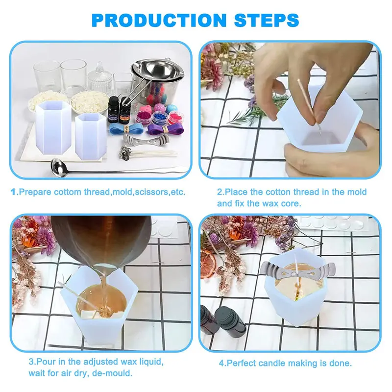 シリコンモールド,エポキシ樹脂,成形金型,日曜大工用,ワック - Candle Making Course のレビューと価格