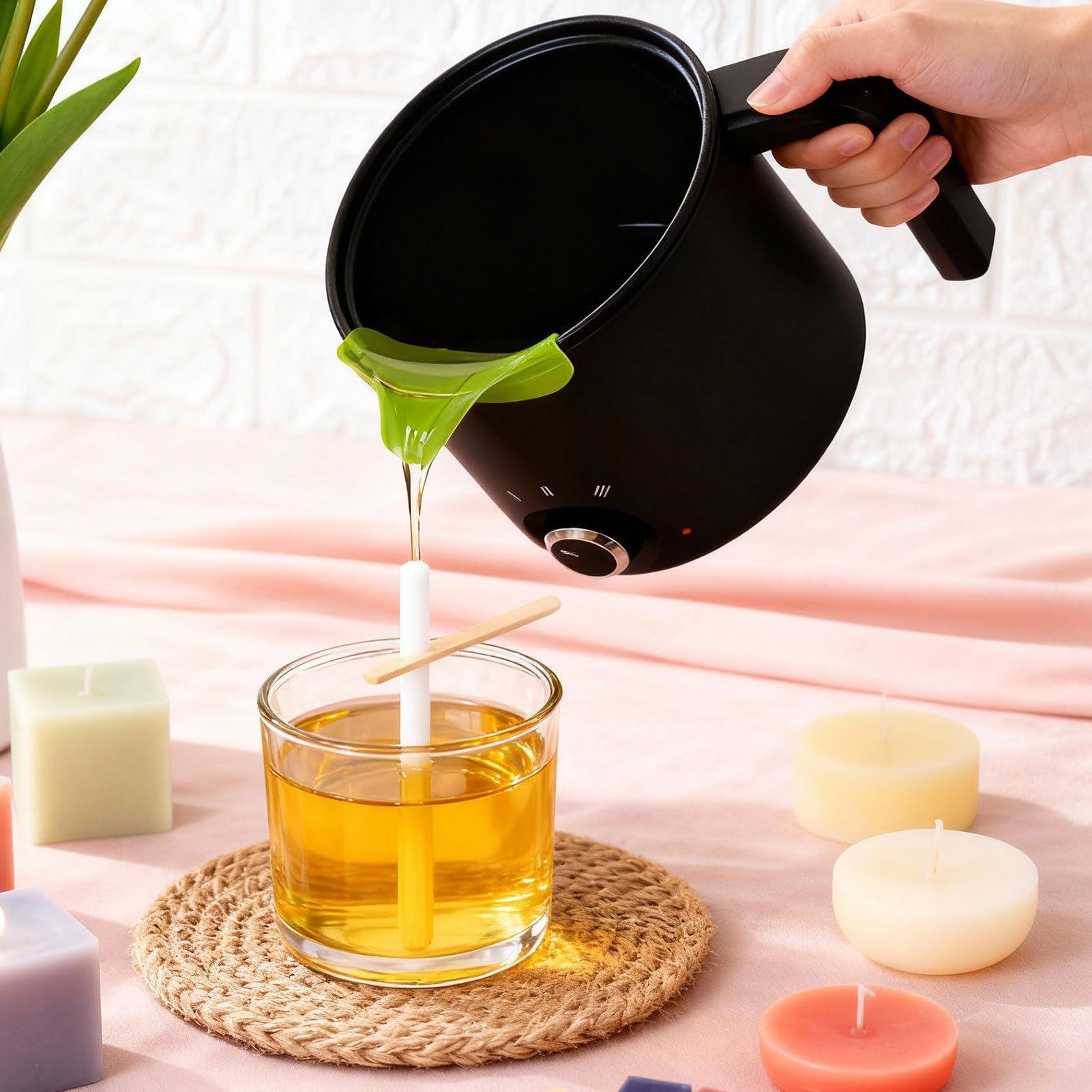 キャンドルワックス溶解ポット 1.5L 大型ステンレス製電気 - Candle Making Course のレビューと価格